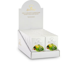 argento alimentare in briciole