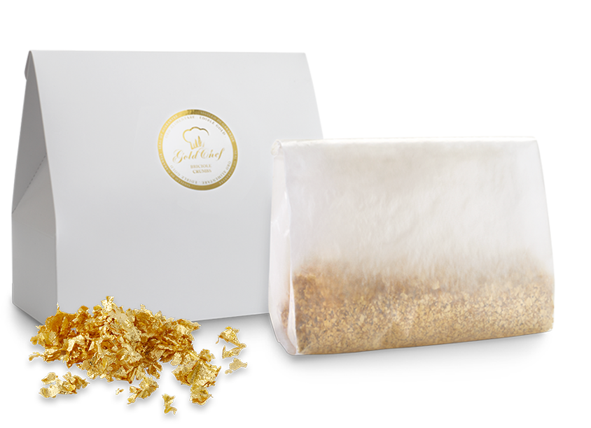 Edible Gold crumbs, Culinary gold crumbs for Food