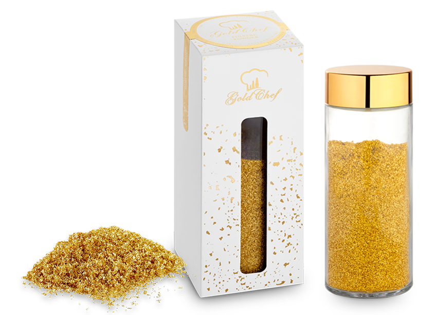 Edible Gold dust, Culinary Food grade gold Powder